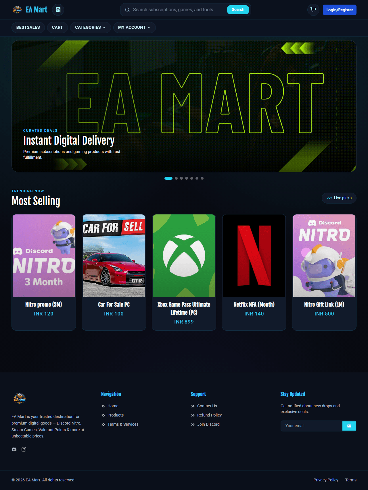 EA Mart Store preview